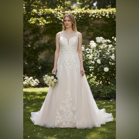 Morilee Madeline Gardner New Wedding Dress In Ivory Size 20 W